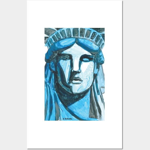 Lady Liberty Wall Art by dulemba